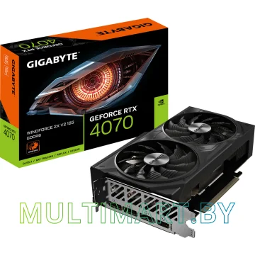 Видеокарта Gigabyte GeForce RTX 4070 Windforce 2X V2 12G (GV-N4070WF2V2-12GD) картинка 8